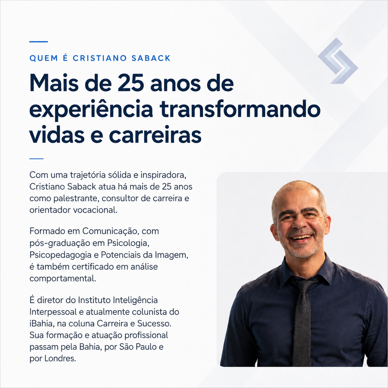 Cristiano Saback Palestrante em Salvador Bahia